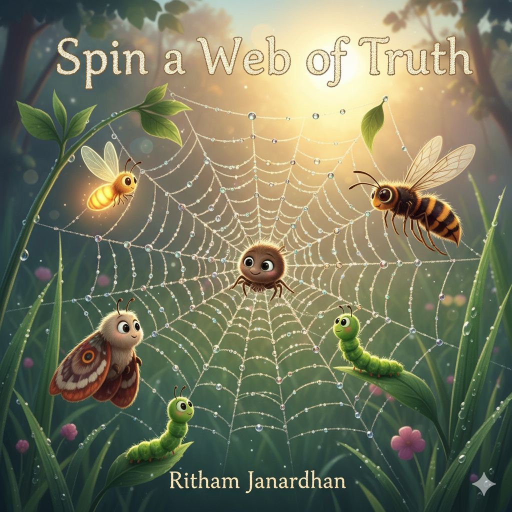 Cover of Spin a Web of Truth by Ritham Janardhan